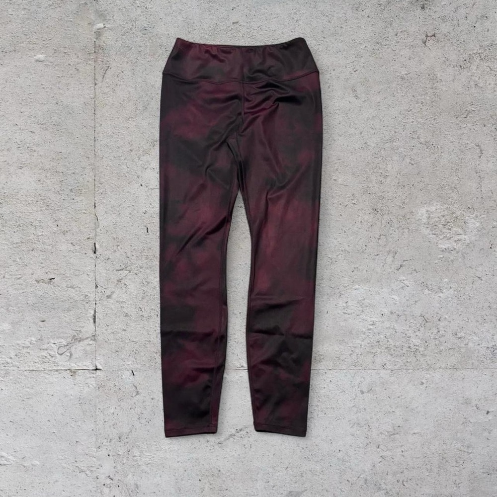 lululemon athletica Black and Red Leggings